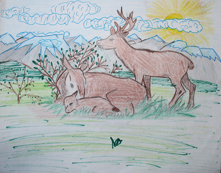 Children's drawing from Achaivayam (2)