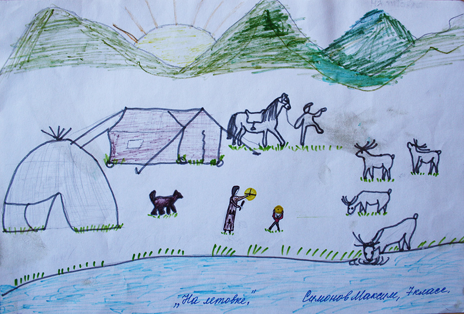 Children's drawing from Achaivayam (3)