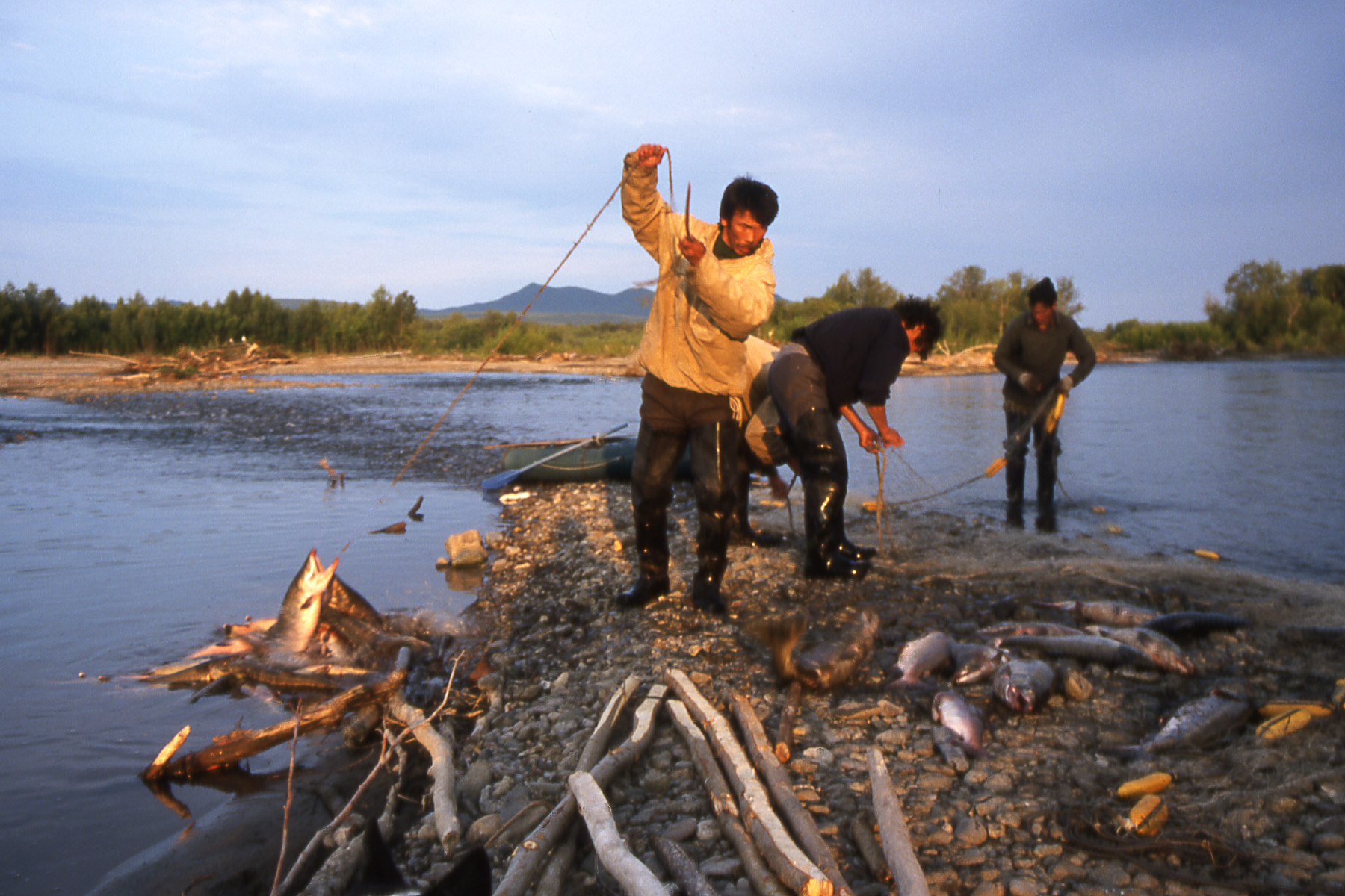 Fishing in Lesnaya