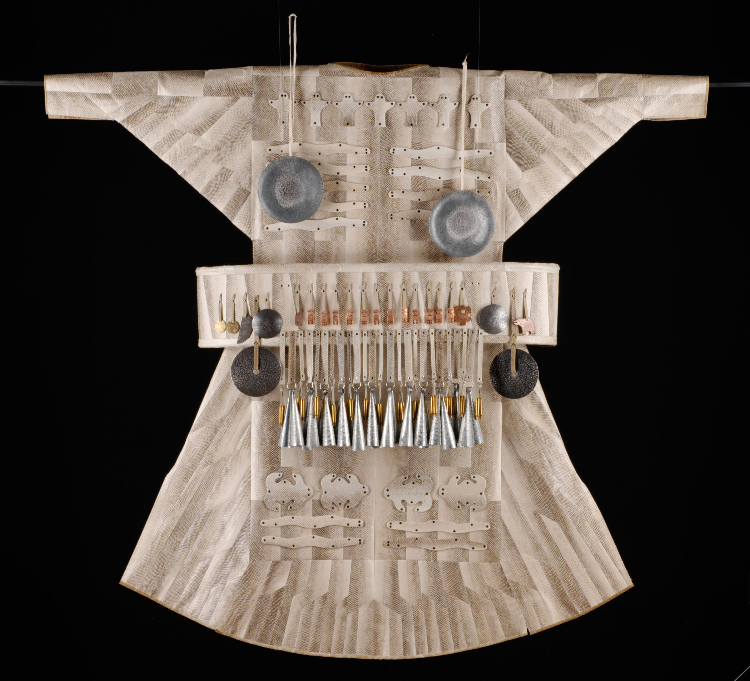 Shaman's dress with shaman's belt.