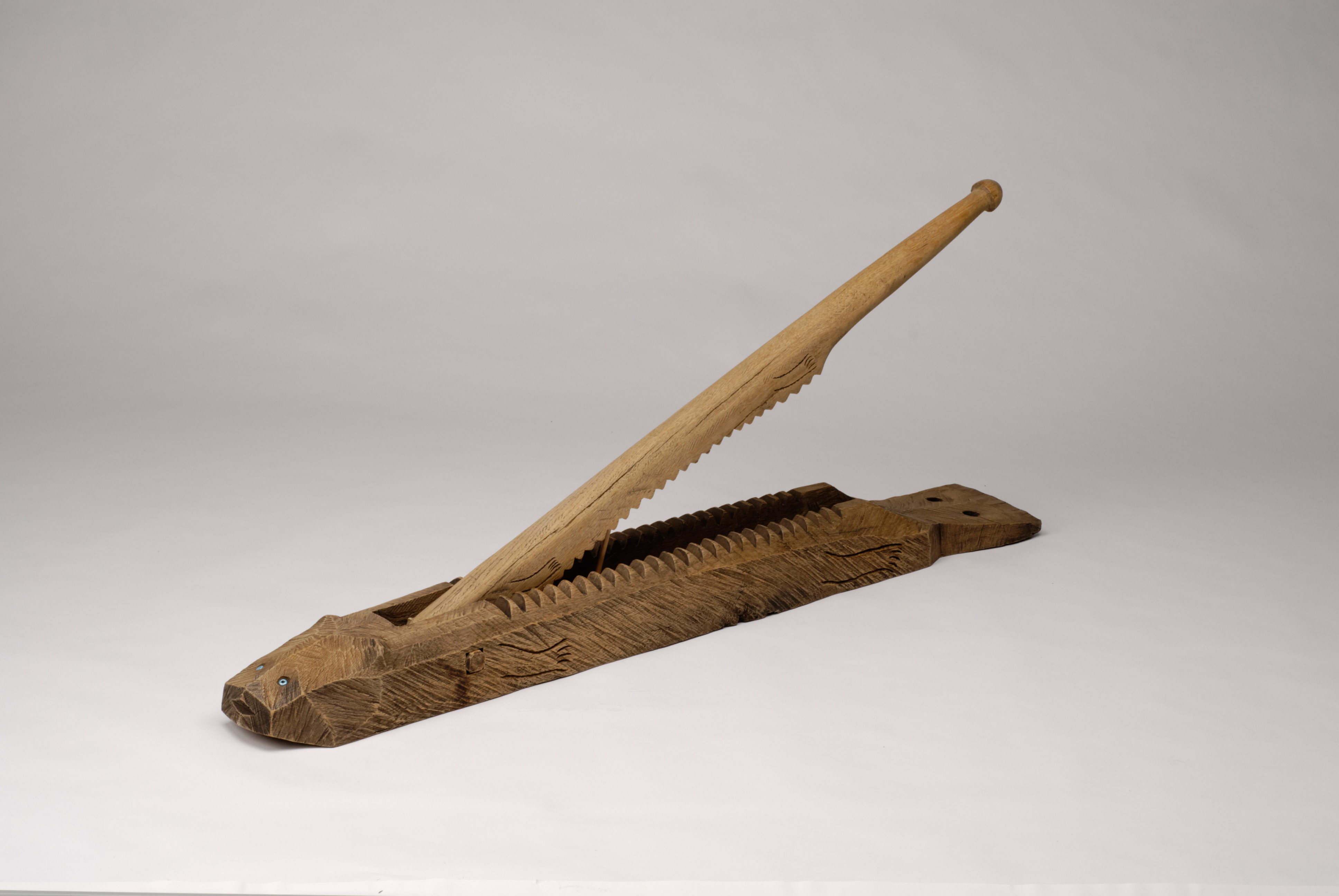 Device for softening fish skin